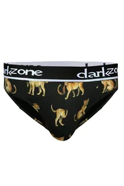 Darkzone Lastikli Çita Desenli Antrasit Erkek Slip  Darkzone DZN6386