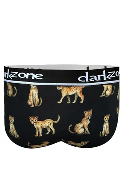 Darkzone Lastikli Çita Desenli Antrasit Erkek Slip  Darkzone DZN6386 - Alternatif Görünüm