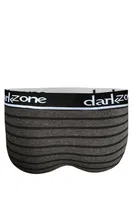 Lastikli Çizgi Desenli Antrasit Erkek Slip  Darkzone DZN6389 detay görünüm