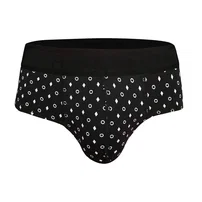 Darkzone Lastikli Geometrik Desenli Siyah Erkek Slip  Darkzone DZN6382