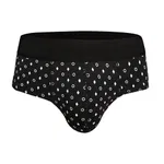 Lastikli Geometrik Desenli Siyah Erkek Slip  Darkzone DZN6382