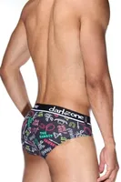 Lastikli Kovboy Desenli Erkek Slip  Darkzone DZN6383 detay görünüm