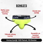 Lastikli Neon Sarı Erkek Slip  Darkzone DZN6373 görsel 4