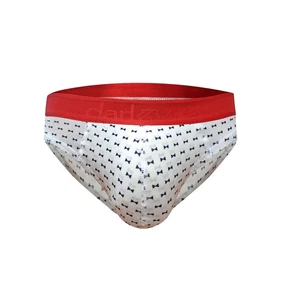 Darkzone Lastikli Papyon Desenli Beyaz Erkek Slip  Darkzone DZN6330