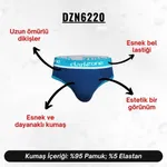 Lastikli Saks Erkek Slip  Darkzone DZN6220 farklı açı