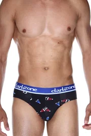 Darkzone Lastikli Şapka Desenli Siyah Erkek Slip  Darkzone DZN6385