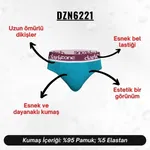 Lastikli Turkuaz Erkek Slip  Darkzone DZN6221 farklı açı