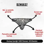 Leopar Desenli Erkek Tanga  Darkzone DZN6637 farklı açı