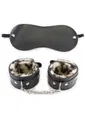Leopar Fantezi Göz Bandı Kelepçe For missisX 6014