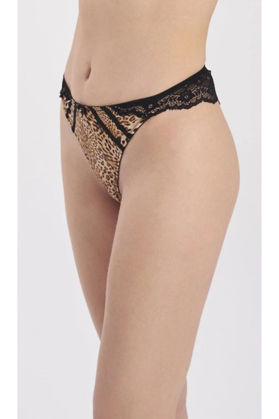 Leopar Kadın String Külot Moonlight 3209