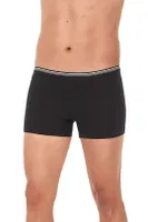Likralı Formen Erkek Siyah 3'lü Paket Boxer Yıldız 366 Siyah