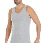 Likralı Gri 3'lü Paket Erkek Atlet Yıldız 372 Gri