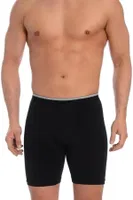 Likralı Siyah Uzun Boxer 3lü Paket Arma Yıldız 1173 - 3 ADET Siyah detay görünüm