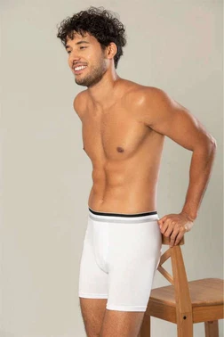 Erdem Likralı Süprem Pamuklu Erkek Uzun Boxer Erdem 1415 - Alternatif Görünüm