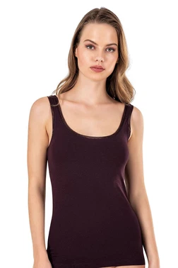 Özkan Likralı Tül Biyeli Kalın Askılı Kadın Pamuklu Modal Atlet Özkan 25493 