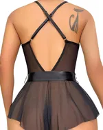 Lily Bianca Fantezi Babydoll Siyah 969 Siyah farklı açı