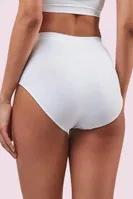 Dikişsiz İz Yapmaz Yüksek Bel Slip Külot Liza 11001 Beyaz detay görünüm