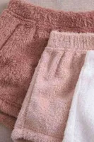 Merry See 3 Lü Set Kolsuz Askılı Peluş Polar Alt Üst Şortlu Pijama Takımı Çok Renkli MS 4080 Çok Renkli görsel 4