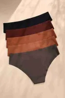 5Li İz Yapmaz Likralı Dikişsiz Lazer Kesim Bikini Slip Külot Çok Renkli Merry See 4503 Çok Renkli detay görünüm