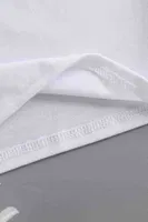 Pamuklu Yumuşak Dokulu Kısa Bisiklet Yaka Crop Beyaz Merry See 3902 Beyaz görsel 4