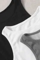 Polarlı Kalın Askılı Crop Kadın Pijama Takımı Siyah Merry See MS 40819 Siyah görsel 6