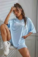 Kısa Kollu Şortlu Wellness Baskılı Soft Kadın Pijama Takımı Mavi Merry See MS 4075 Mavi farklı açı