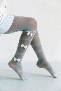 Daymod Mine Aksesuarli Çocuk Külotlu Çorap Kemik Daymod D2122118 - Alternatif Görünüm