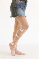 Mine Aksesuarli Çocuk Külotlu Çorap Pembe Daymod D2122118 Pembe detay görünüm