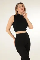 Mio Studio Turtleneck Sports Kısa Üst Miorre 001-002103 detay görünüm