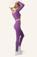 MioFit Campanula Seamless Tayt Miorre 001-001388 Violet farklı açı