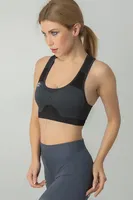 Miofit Kadın Spor Bralet Miorre 001-001120 Siyah detay görünüm