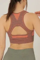 Miofit Seamless Dolgusuz Kadın Spor Sütyeni Miorre 001-001116 Purple Melange görsel 11