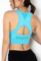 Miofit Seamless Dolgusuz Kadın Spor Sütyeni Miorre 001-001116 Purple Melange görsel 13