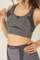 Miofit Seamless Dolgusuz Kadın Spor Sütyeni Miorre 001-001116 Purple Melange görsel 6