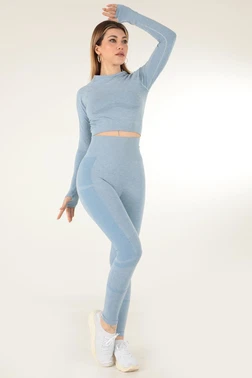 DOREMI Miofit Yüksek Bel Kadın Spor Uzun Tayt Miorre 001-001114