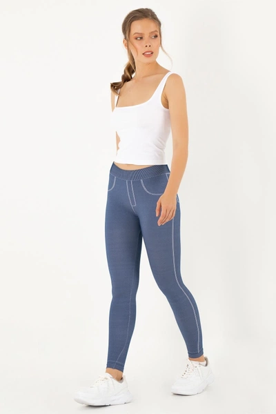 Miorre Lidyana Seamless Kot Desenli Tayt 148-000291