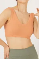 Miorre Seamless Dikişsiz Desteksiz Spor Sütyeni Miorre 001-015255 Somon görsel 5