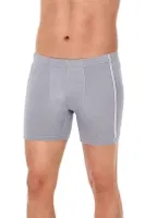 Modal 3 lü Paket Ara Biyeli Gri Erkek Boxer Yıldız 107 Gri