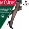 70 Den Mus Kaçmaz Lastikli Çorap 6'lı Müjde 09-1