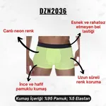 Neon Sarı Erkek Boxer Darkzone DZN2036 görsel 9