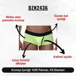 Neon Sarı Erkek Hipster Boxer Darkzone DZN2436 farklı açı