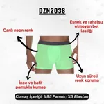 Neon Yeşil Erkek Boxer Darkzone DZN2038 görsel 4