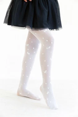 Daymod Nesli Çocuk Külotlu Çorap Beyaz Daymod D2125174 - Alternatif Görünüm