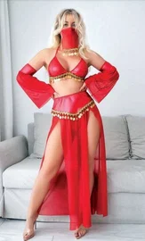 NightLight Gold Aksesuarlı Dansöz Kostüm NightLight 1086