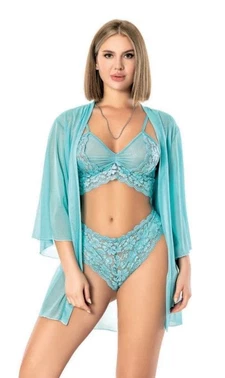 NightLight Dantelli Transparan Erotik Gecelik Takımı NightLight 3514