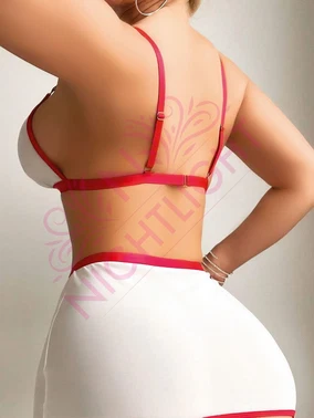 NightLight Jartiyerli Fantazi Hemşire Kostümü NightLight 7039 - Alternatif Görünüm