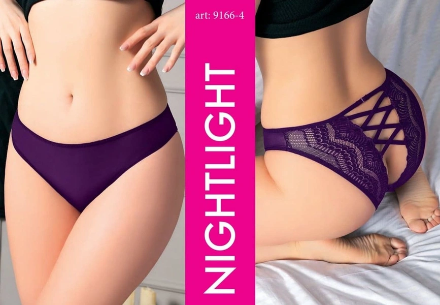 Çapraz İpli Fantezi Kadın Külot NightLight 9166-4
