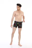 Öpücük Desenli Dijital Baskı Çift Kaplan Erkek Boxer 796 Görsel görsel 4