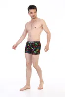 Öpücük Desenli Dijital Baskı Çift Kaplan Erkek Boxer 796 Görsel görsel 5