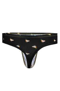 Darkzone Ördek Desenli Siyah Erkek Tanga  Darkzone DZN6635 - Alternatif Görünüm
